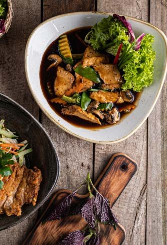 Vegetarian food in Furtwangen: Asian dishes without meat at AN