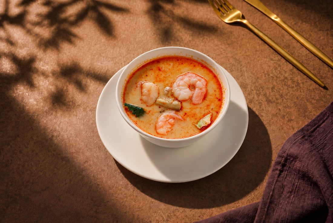 5. Coconut Soup with Prawns