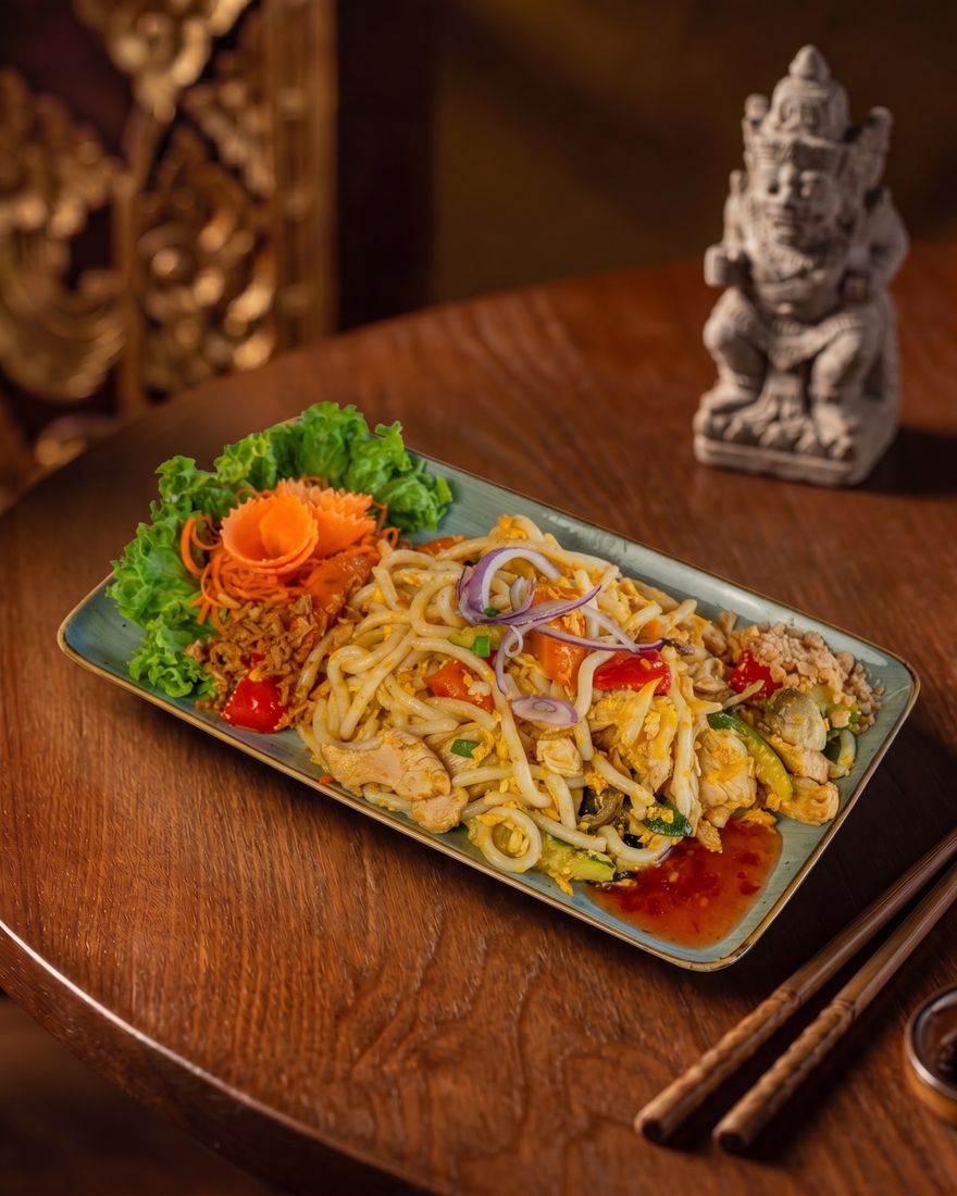 43. Fried Udon Noodles with Chicken
